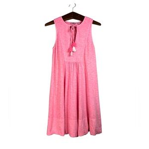 Vineyard Vines Women’s Neon Pink Tassel Coverup Dress Size XS Beach Vacation